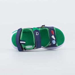 324084-11 Пляжные сандалии с LED Три кота для мальчики синий + зеленый фото №4