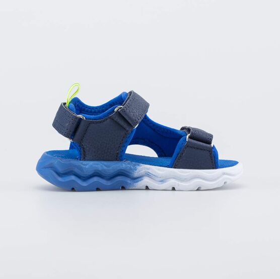 324085-11 Пляжные сандалии на липучках Космос для мальчики синий фото №2