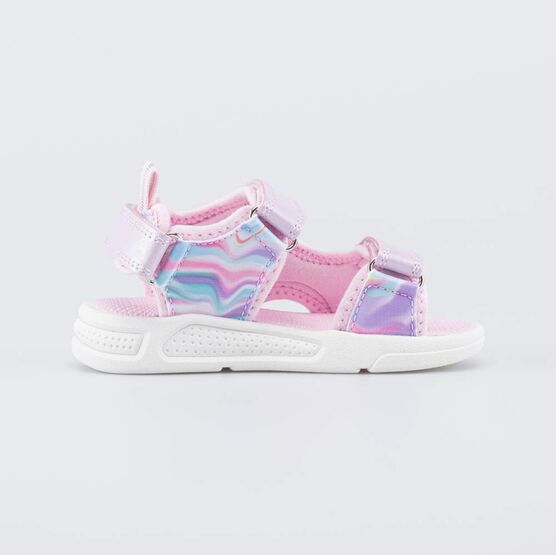324086-11 Пляжные сандалии с LED Морская звезда для девочки розовый фото №2
