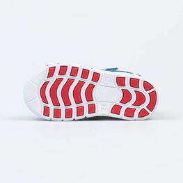 122179-21 Сандалии кожаные для мальчика для мальчики син-бел-кра фото №3