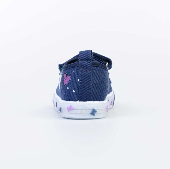 131163-12 Кеды с LED-подсветкой на подошве для девочки светло-синий фото №5