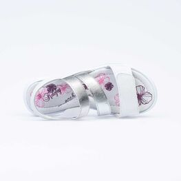 524063-21 Босоножки для девочки серебрист. фото №4