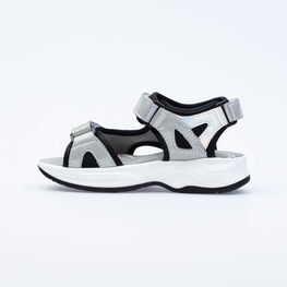 624016-22 Босоножки для девочки для девочки срб-чер фото №2