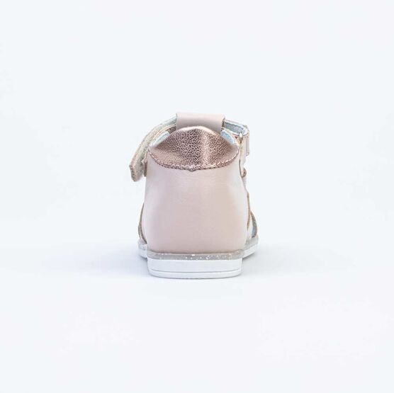 022130-21 Босоножки для девочки кожаные для девочки розовый фото №5