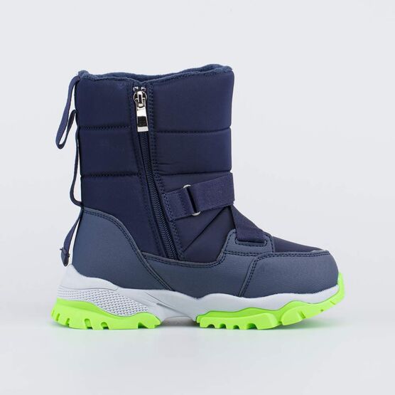 664140-42 Сапожки-дутики для мальчика для мальчики син-сал фото №2