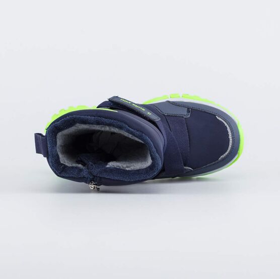 664140-42 Сапожки-дутики для мальчика для мальчики син-сал фото №4