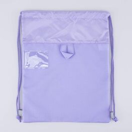 02808225-40 Мешок для сменной обуви Мой щенок для девочки фиолетовый + розовый фото №2