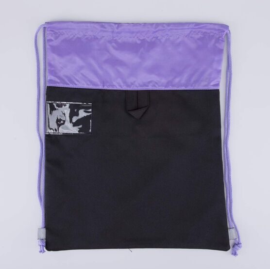 02808226-40 Мешок для обуви Лапки для девочки фиолетовый фото №2