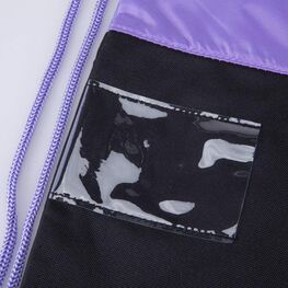 02808226-40 Мешок для обуви Лапки для девочки фиолетовый фото №4