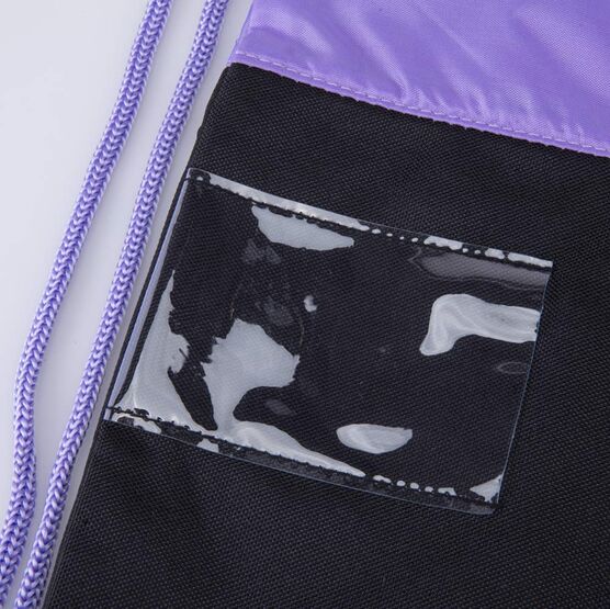 02808226-40 Мешок для обуви Лапки для девочки фиолетовый фото №4