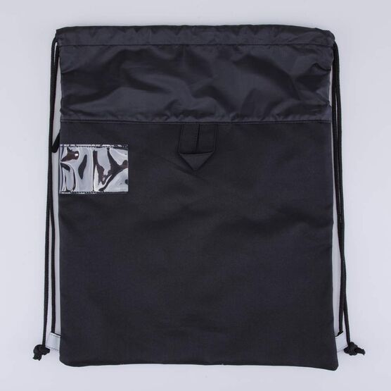 02808228-40 Мешок для обуви Котик КК для девочки черный + белый фото №2