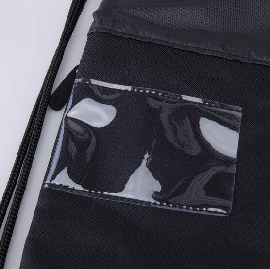 02808228-40 Мешок для обуви Котик КК для девочки черный + белый фото №4