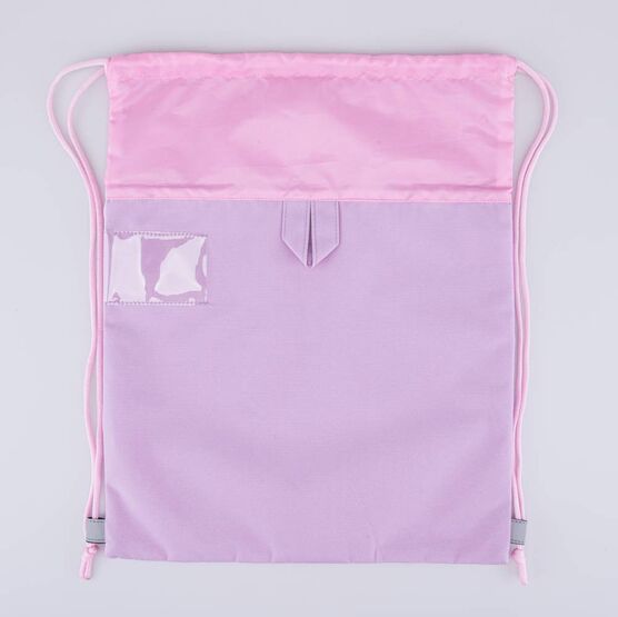 02808229-40 Мешок для обуви Котик-улыбашка КК для девочки розовый фото №2