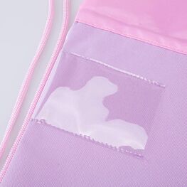 02808229-40 Мешок для обуви Котик-улыбашка КК для девочки розовый фото №4