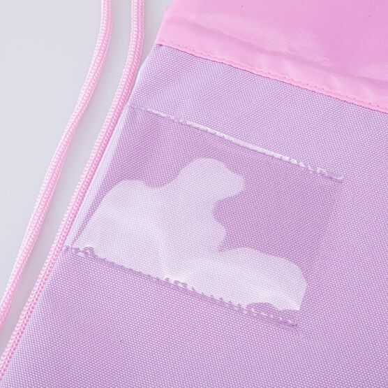 02808229-40 Мешок для обуви Котик-улыбашка КК для девочки розовый фото №4