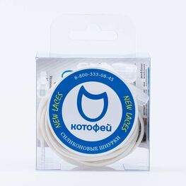 03008004-41 Силиконовая система шнуровки белый для универсальные белый