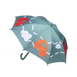 03707042-00 Зонт детский сер-зел для мальчики сер-зел