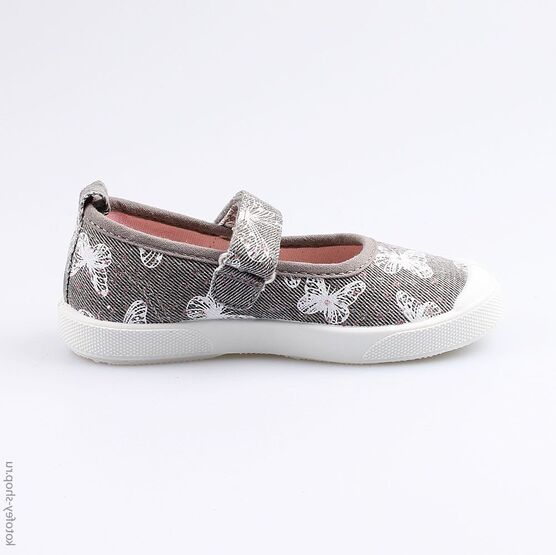 331108-11 Кеды для девочки серый фото №2