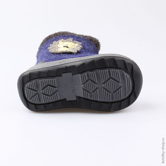 167041-42 Валенки для мальчики светло-синий фото №3