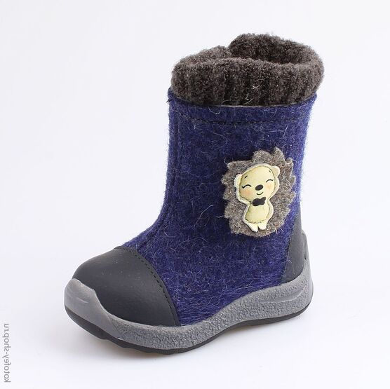 167041-42 Валенки для мальчики светло-синий