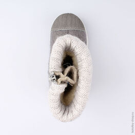 367112-41 Валенки для девочки серый фото №4