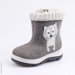 367112-41 Валенки для девочки серый