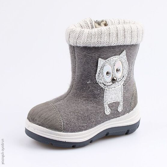 367112-41 Валенки для девочки серый