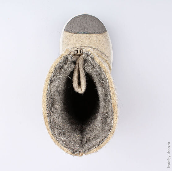 367114-42 Валенки для мальчики серый фото №4