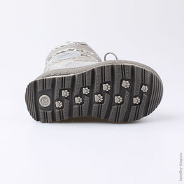 264924-42 Мембранные сапожки для девочки серебрист. фото №3