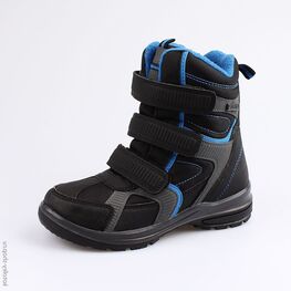 654924-41 Мембранные ботинки для мальчики чер-син