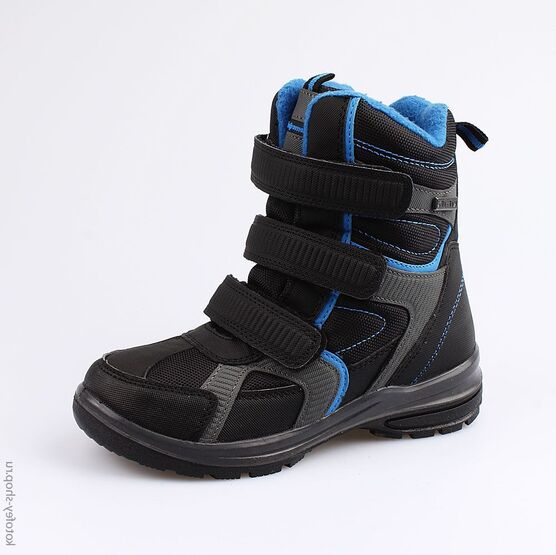 654924-41 Мембранные ботинки для мальчики чер-син