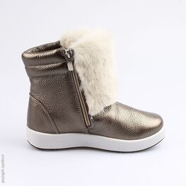 662140-41 Сапожки для девочки бронзовый фото №2