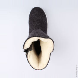 667025-42 Валенки для девочки черный фото №4