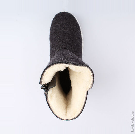 667025-42 Валенки для девочки черный фото №4