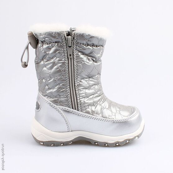 264919-41 Мембранные сапожки для девочки серебрист. фото №2