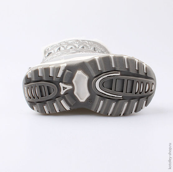 264919-41 Мембранные сапожки для девочки серебрист. фото №3