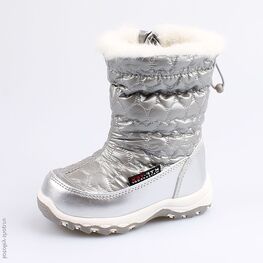 264919-41 Мембранные сапожки для девочки серебрист.