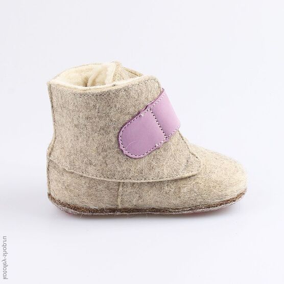 007012-41 Пинетки для девочки серый фото №2