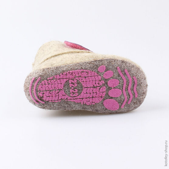 007012-41 Пинетки для девочки серый фото №3