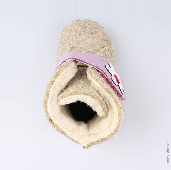 007012-41 Пинетки для девочки серый фото №4