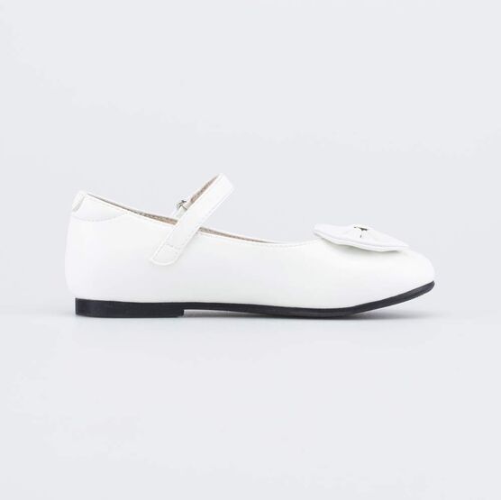 333025-22 Белые туфли для девочки для девочки белый фото №2