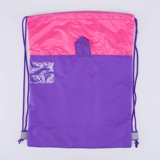 02808213-40 Мешок для обуви фиолетовый для девочки фиолетовый фото №2