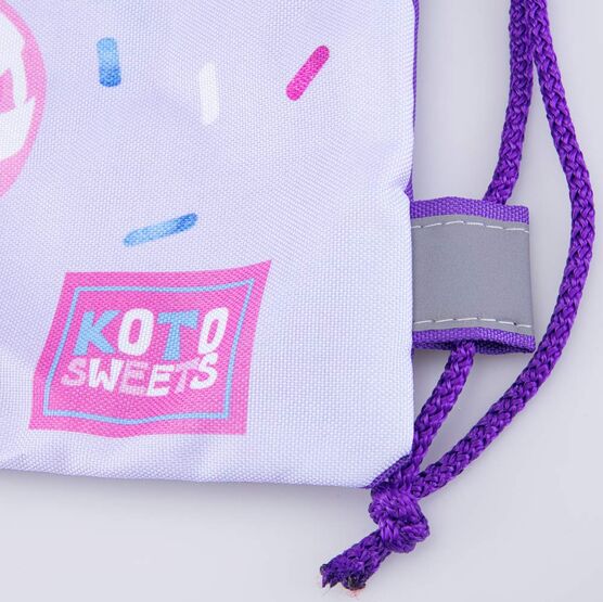 02808213-40 Мешок для обуви фиолетовый для девочки фиолетовый фото №5