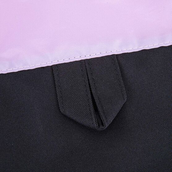 02808215-40 Мешок для обуви Лапки для девочки черный + розовый фото №3