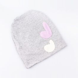 07811163-40 Шапка на весну, 95% хлопок, серая для девочки разноцветный