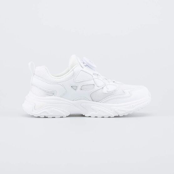 644412-71 Кроссовки с системой быстрой шнуровки для девочки белый фото №2