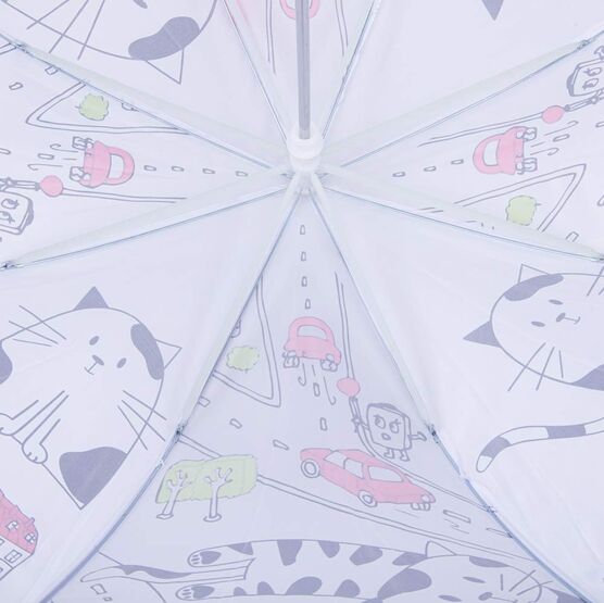 03807173-00 Зонт детский белый для девочки белый фото №3
