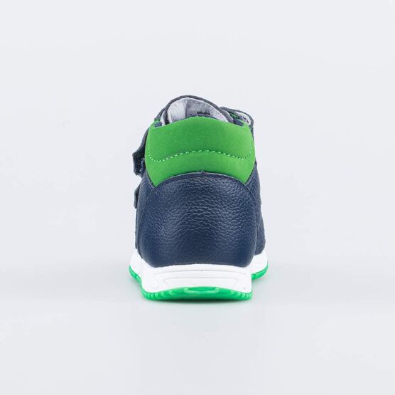 052152-24 Кожаные ботинки для мальчика для мальчики синий фото №5