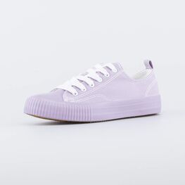 731139-11 Подростковые кеды из хлопка для девочки сиреневый