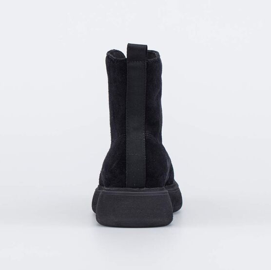 752219-31 Ботинки на толстой подошве черные для девочки черный фото №5